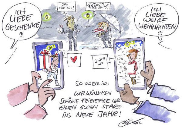 Cartoon der Woche: Feiertage und Jahreswechsel | von Michael Hüter Cartoon der Woche: Feiertage und Jahreswechsel | von Michael Hüter