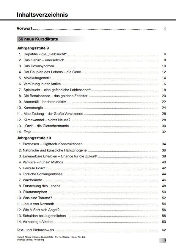 Inhaltsverzeichnis Inhaltsverzeichnis