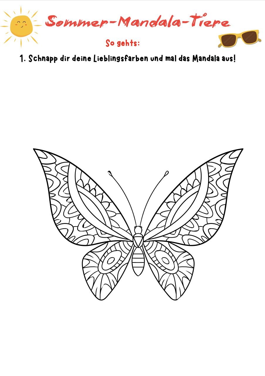 Beispiel: Mandala Tiere Beispiel: Mandala Tiere