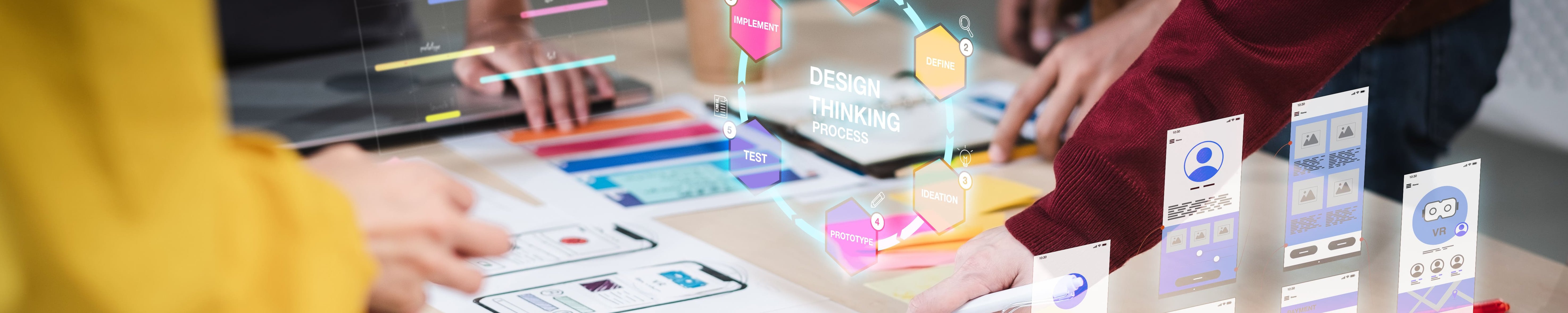 Design Thinking Prozess als Schaubild