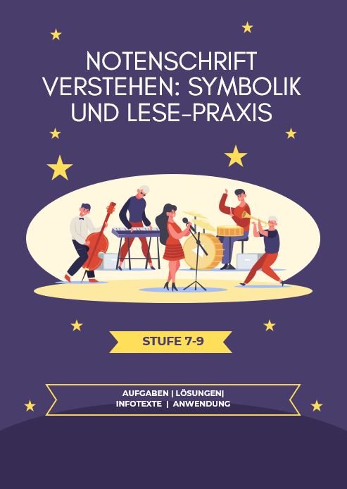 Titelbild Notenschrift verstehen Titelbild Notenschrift verstehen