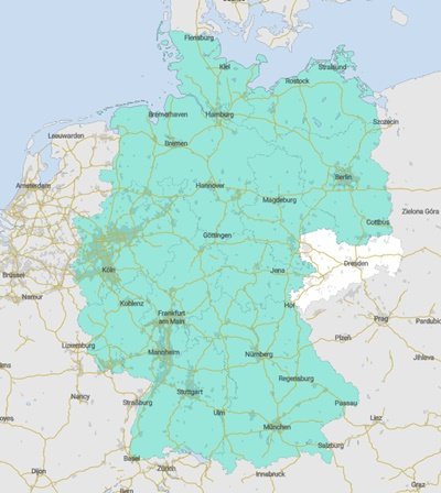 Netzwerkkarte MUTIK Deutschland Netzwerkkarte MUTIK Deutschland