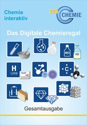 Reagenzglas und Tablet – Chemie lässt sich auch im Netz lernen verschiedene Chemikalien und Reagenzien, Logo, 123 Chemie