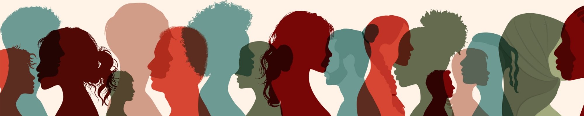 Silhouetten von Menschen
