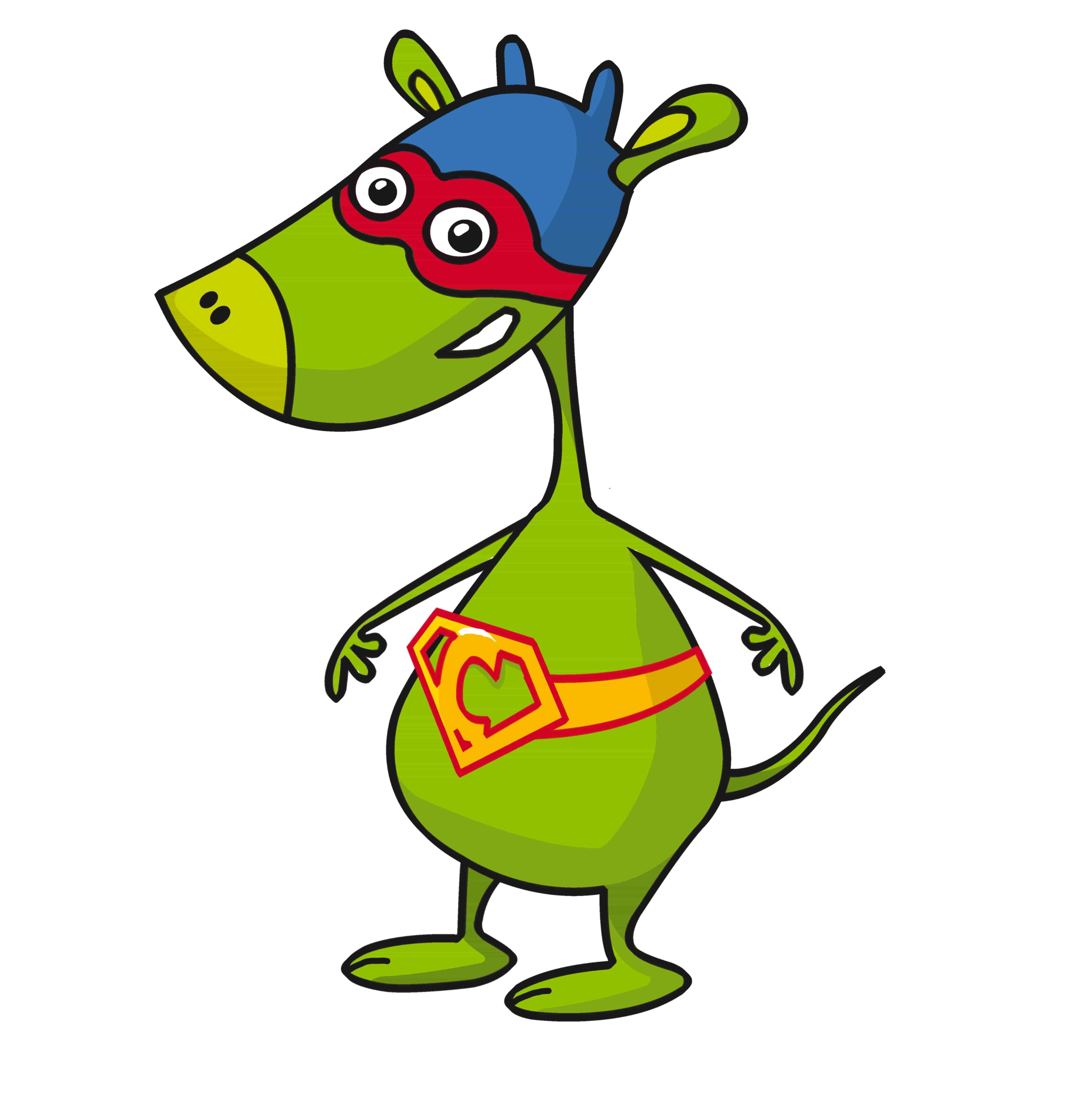 Calli Clever Maskottchen
