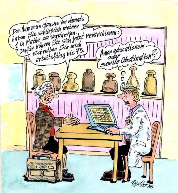 Cartoon der Woche: Besuch | von Peter Baldus