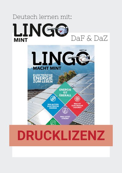 Titelbild: Lingo macht MINT Drucklizenz 14 Elektrische Energie zum Leben