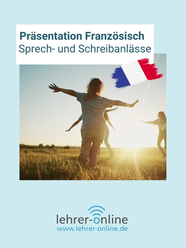 Plakat Präsentation Französisch 