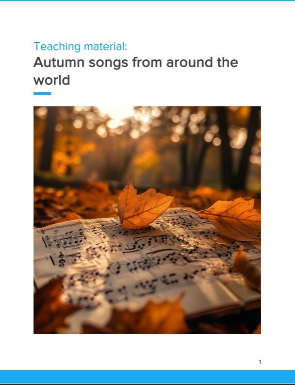 Titelbild: Autumn Songs Around the World Titelbild: Autumn Songs Around the World