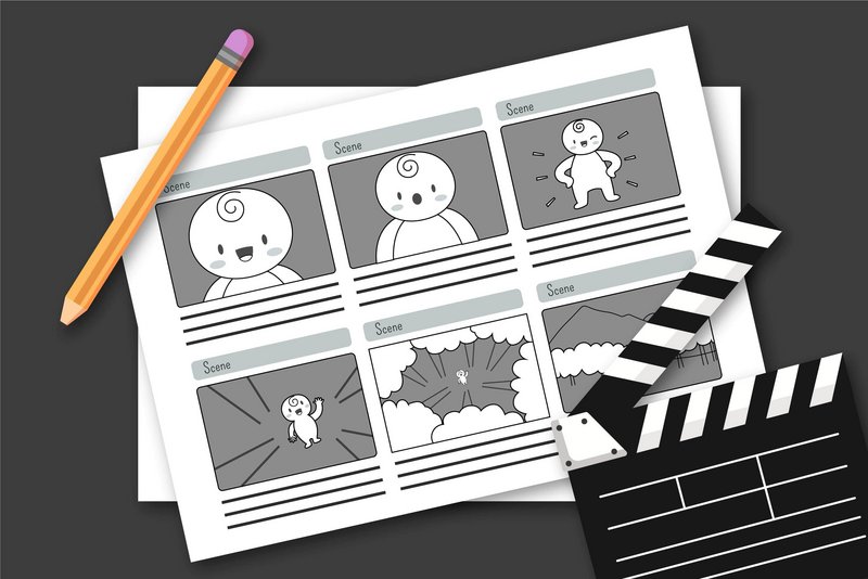 Trickfilm Szenenplanung 