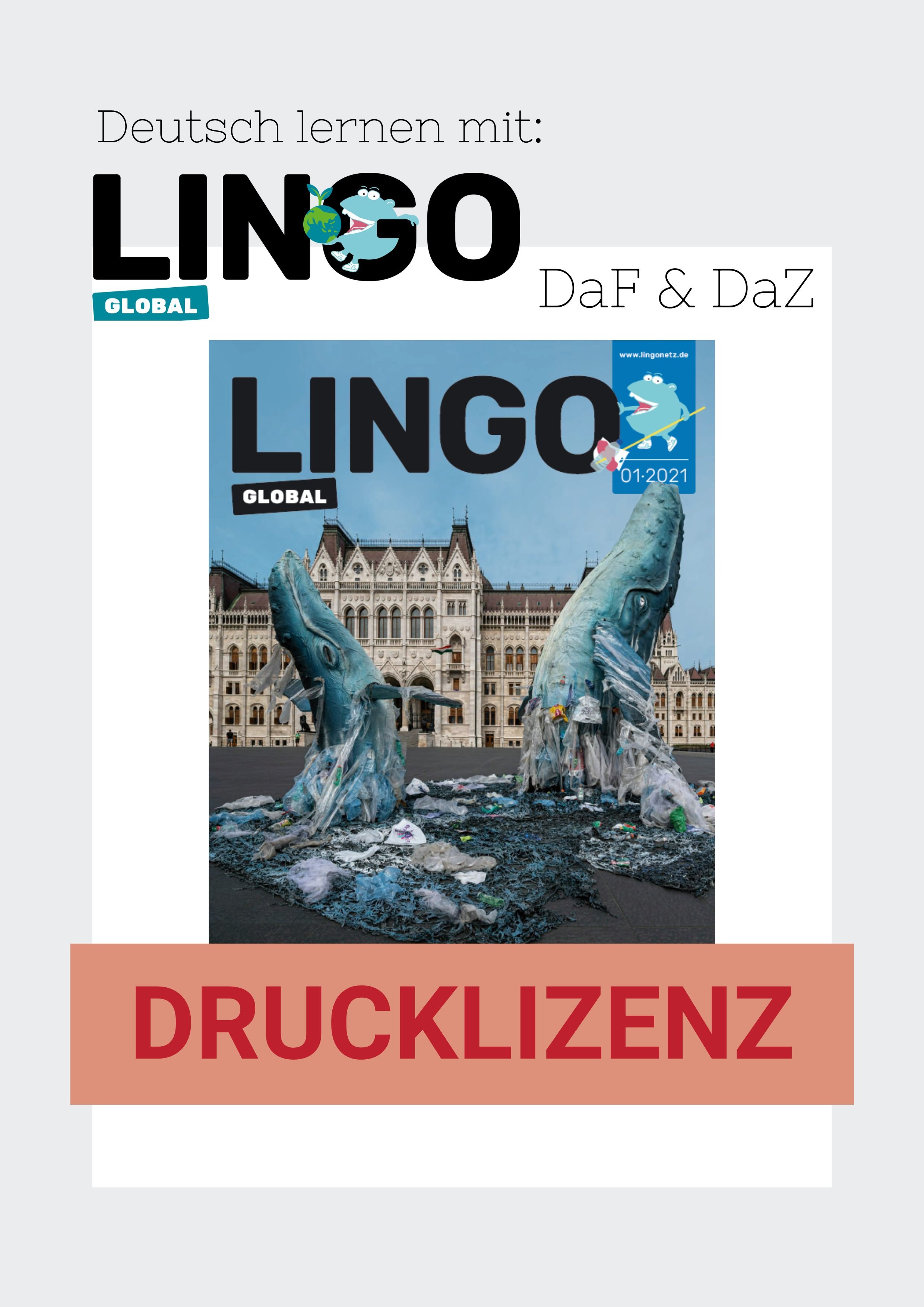 Titelbild: Lingo Global Drucklizenz Ausgabe 1: Leben unter Wasser