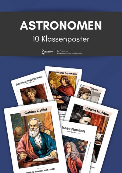 Dein Unterrichtsmaterial Astronomieprofessor Klassenposter Astronomen