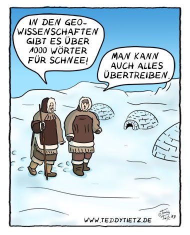 1000 Wörter für Schnee