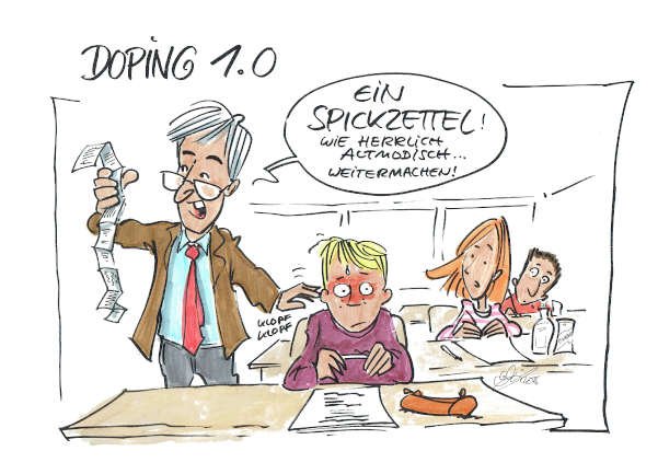 Cartoon: Doping | von Michael Hüter Cartoon: Doping | von Michael Hüter