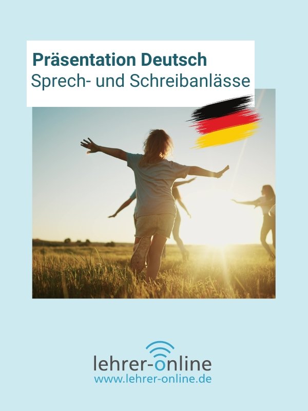 Präsentation Deutsch "Sprech- und Schreibanlässe"