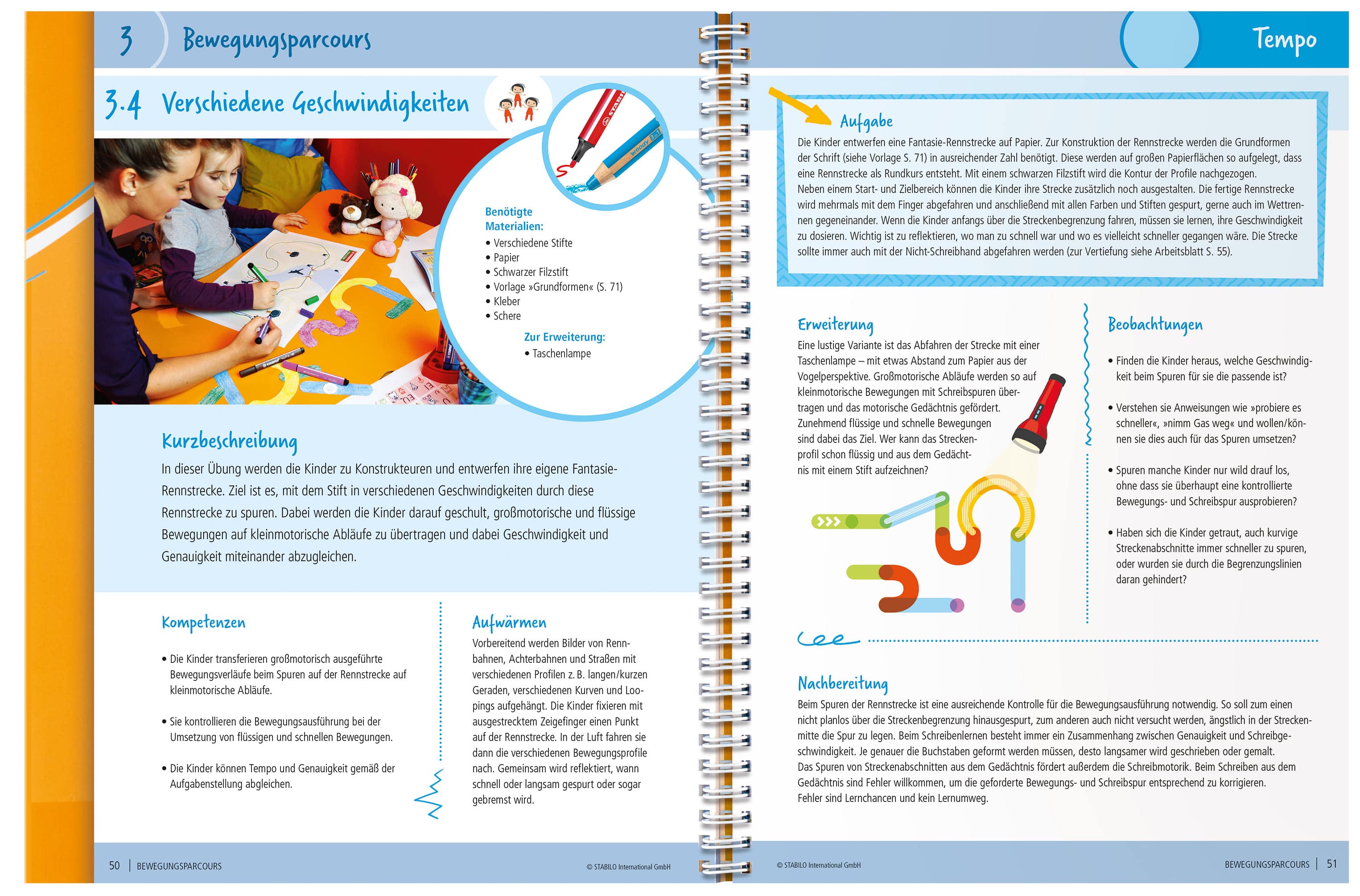 Beispiel 2: Praxisbuch Schreibmotorik