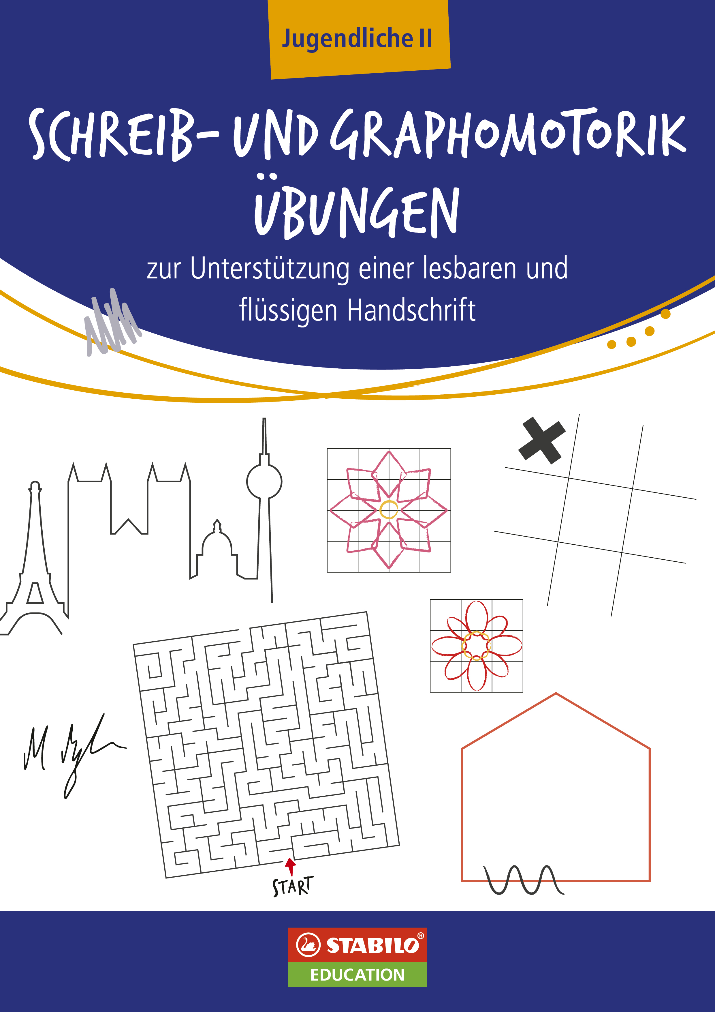 Titelbild Stabilo Schreib- und Graphomotorik Übungen für Jugendliche