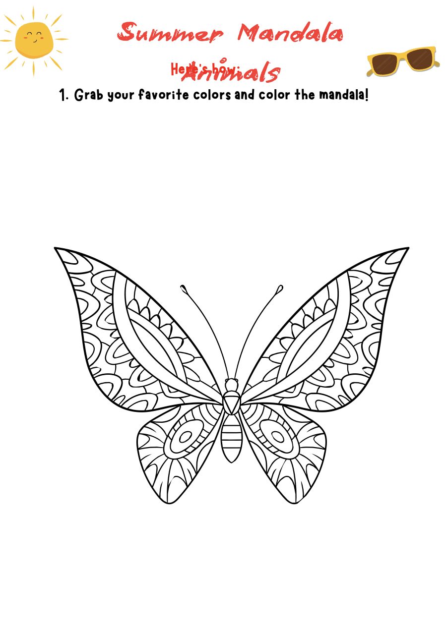 Beispiel: Summer Mandala