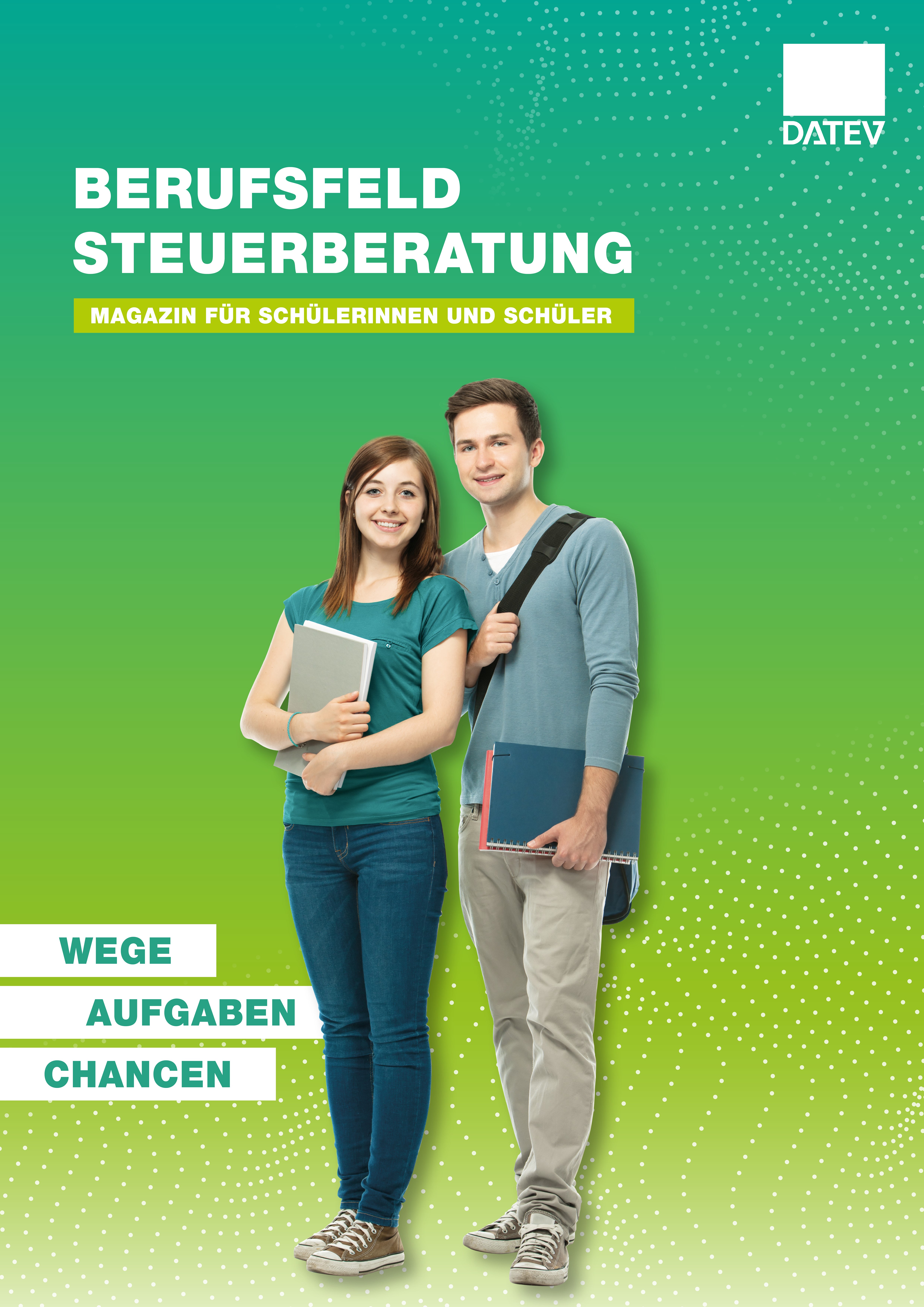 Titelbild des Schülermagazins "Berufsfeld Steuerberatung"