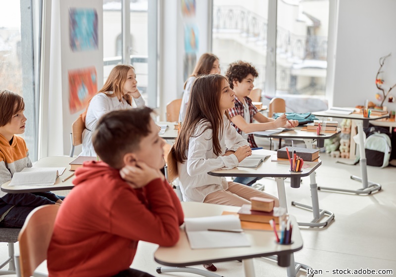 Klassenraum mit Schülern