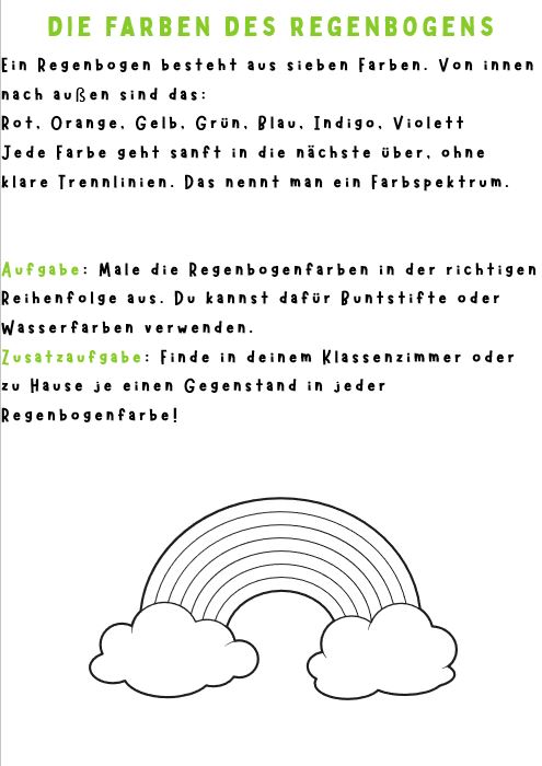 Beispiel: Regenbogen entdecken 