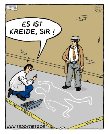 Ermittlungen am Tatort