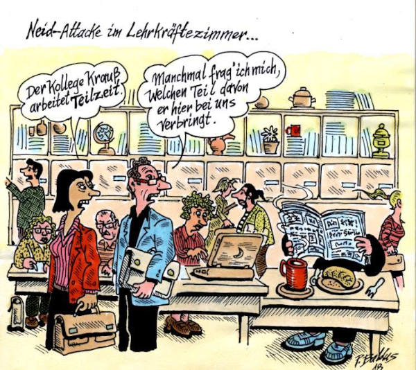 Cartoon der Woche: Neidattacke | von Peter Baldus