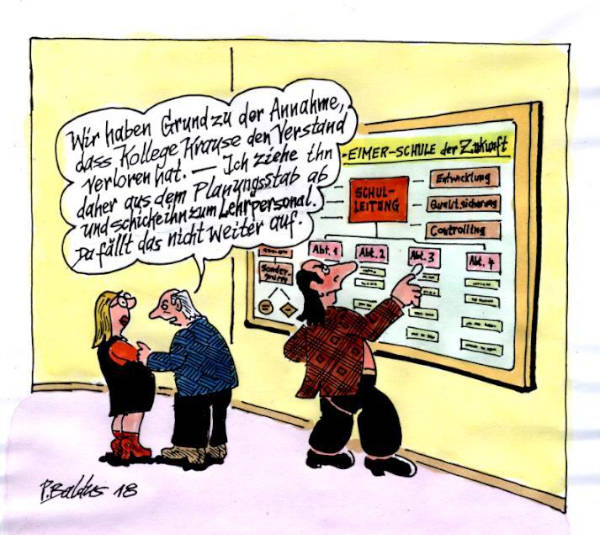 Cartoon der Woche: Planungsstab | von Peter Baldus Cartoon der Woche: Planungsstab | von Peter Baldus