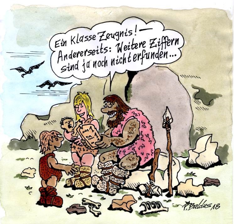 Cartoon der Woche: Steinzeit | von Peter Baldus