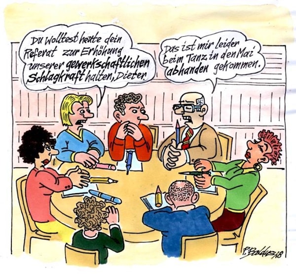 Cartoon der Woche: Abhanden gekommen | von Peter Baldus Cartoon der Woche: Abhanden gekommen | von Peter Baldus