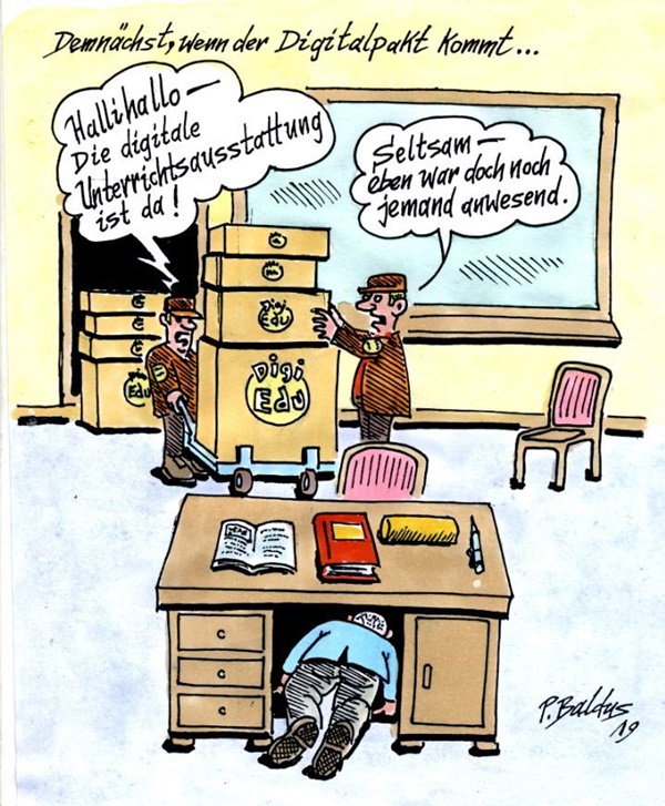 Digitale Ausstattung Cartoon der Woche: Digitale Ausstattung