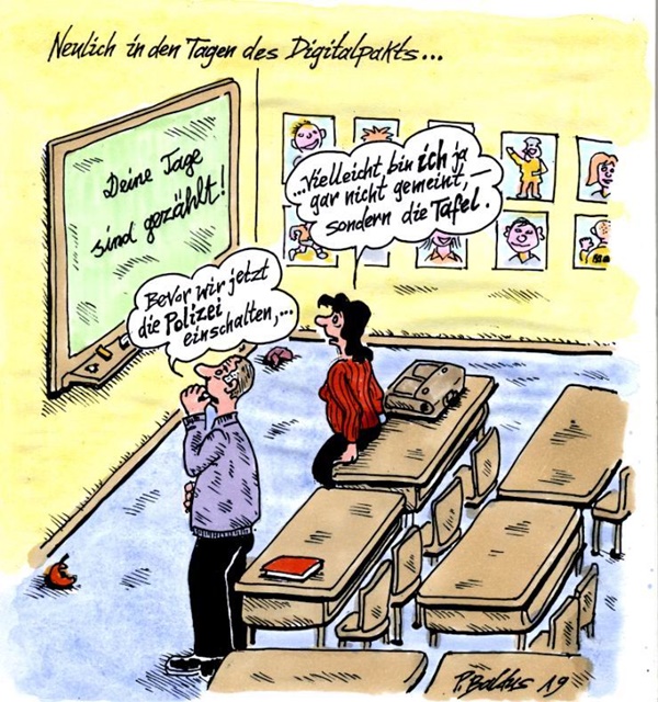 Cartoon der Woche: Digitalpakt