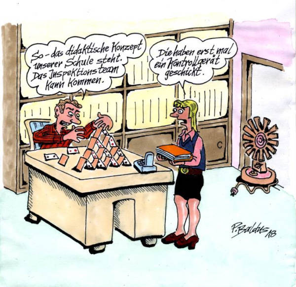Cartoon der Woche: Kontrollgerät | von Peter Baldus Cartoon der Woche: Kontrollgerät | von Peter Baldus