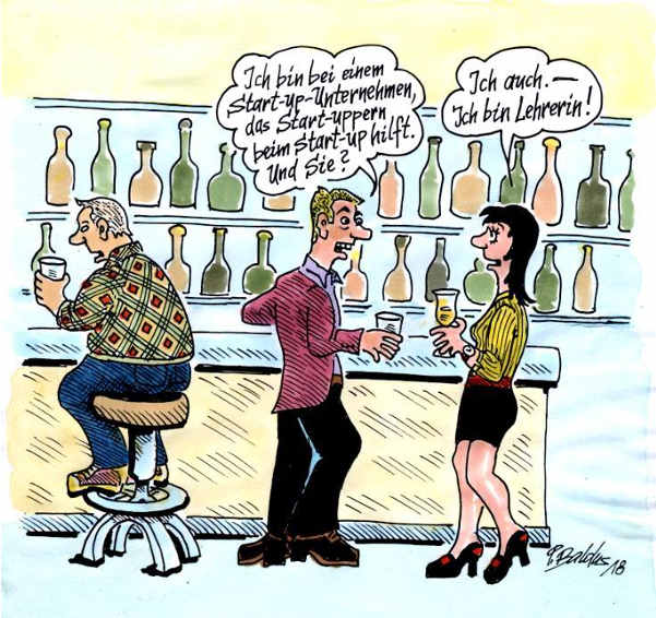 Cartoon Der Woche Start Up Von Peter Baldus Lehrer Online
