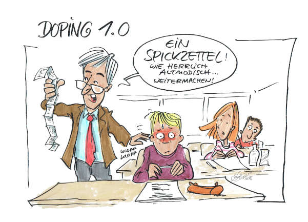 Cartoon: Doping | von Michael Hüter Cartoon: Doping | von Michael Hüter