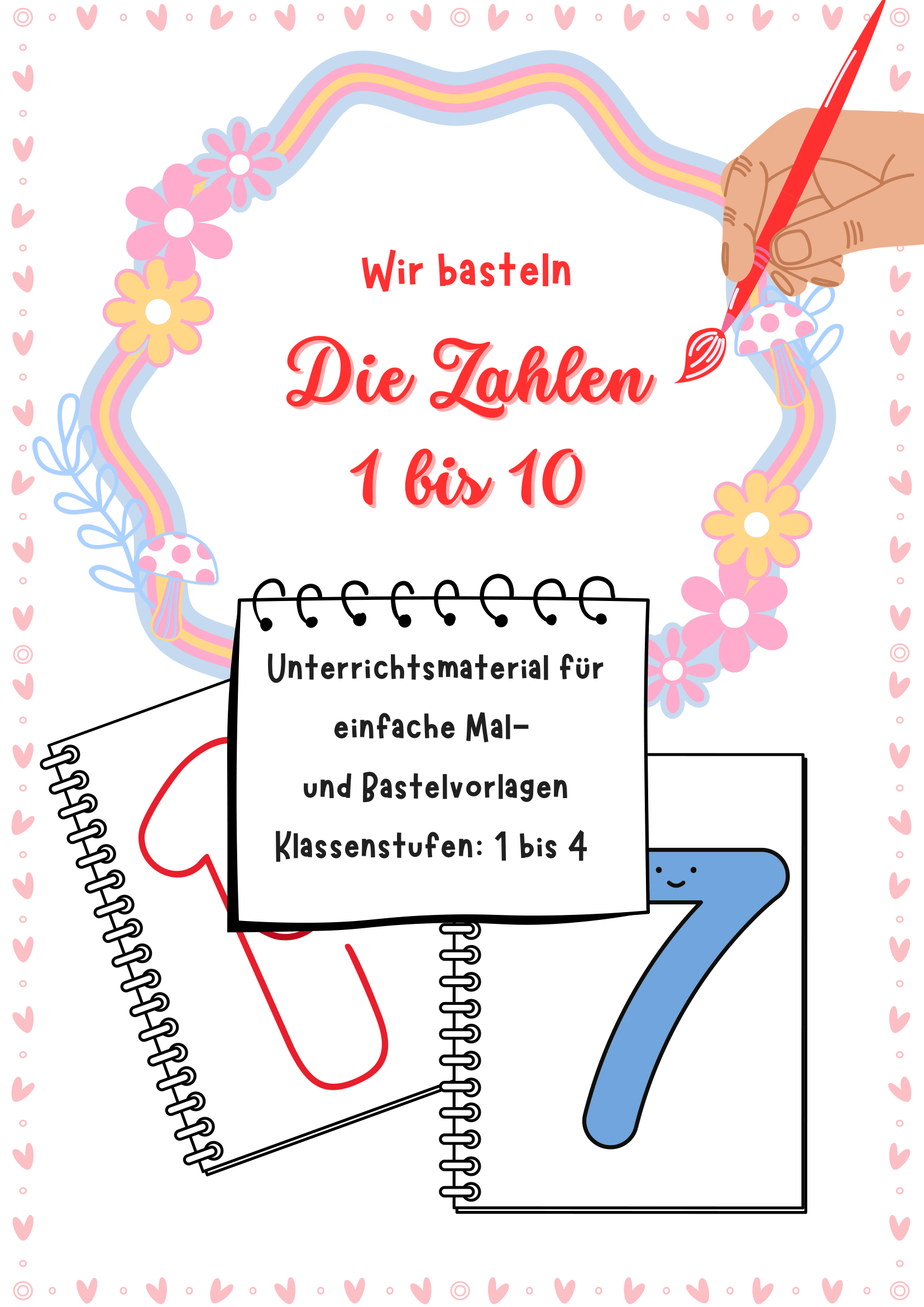 Titelbild: Die Zahlen 1-10 basteln
