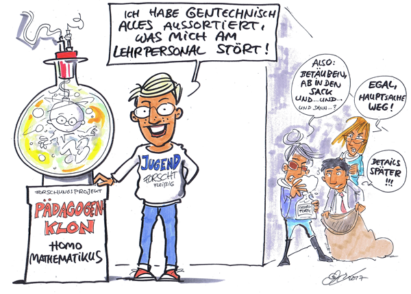 Cartoon zu Technik