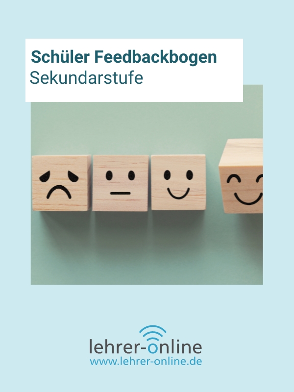 Feedbackbogen für die Sekundarstufe