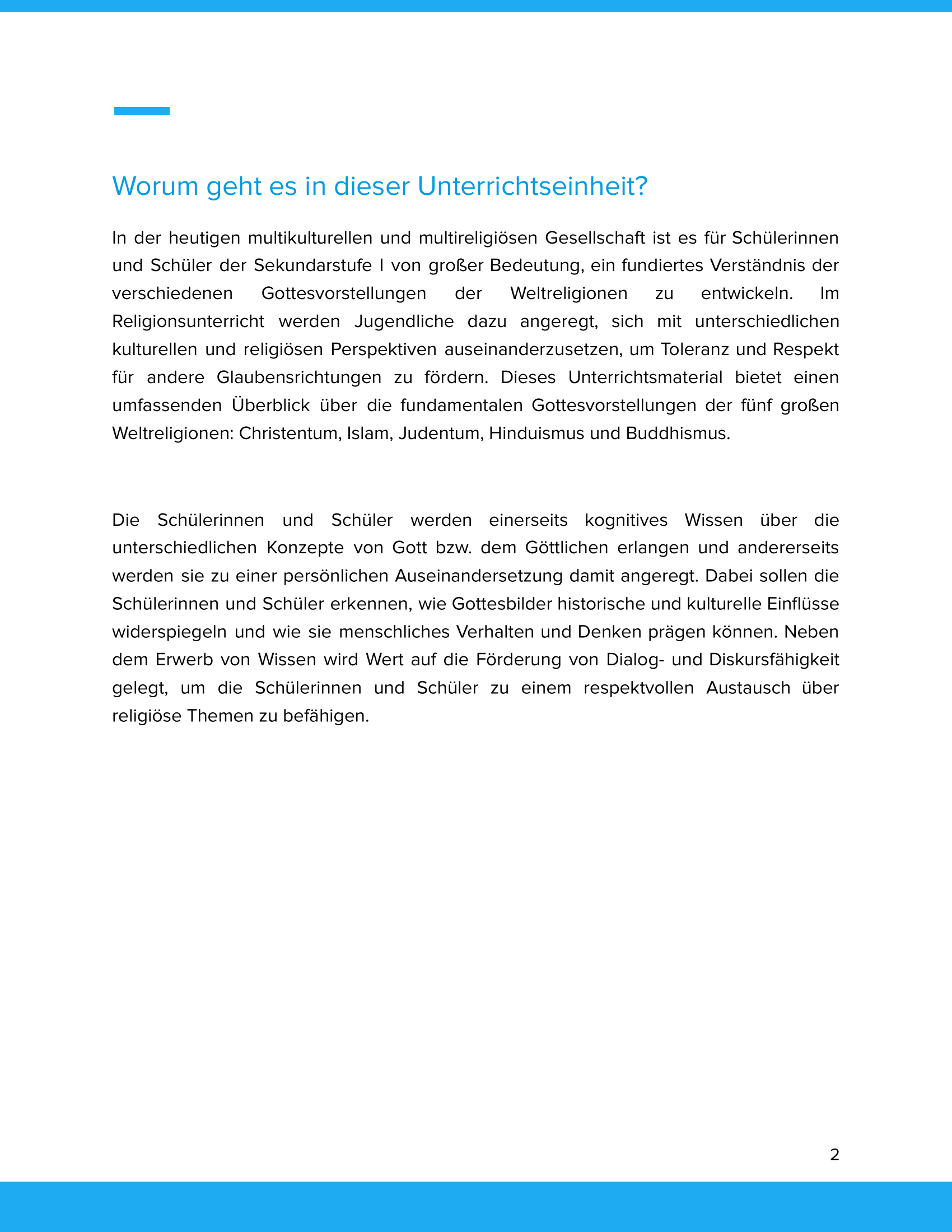 Worum geht es bei Weltreligionen?