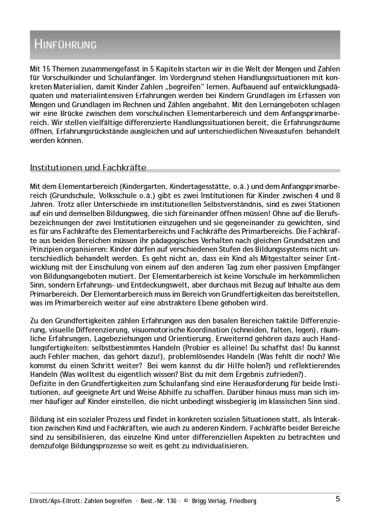 Hinführung Hinführung