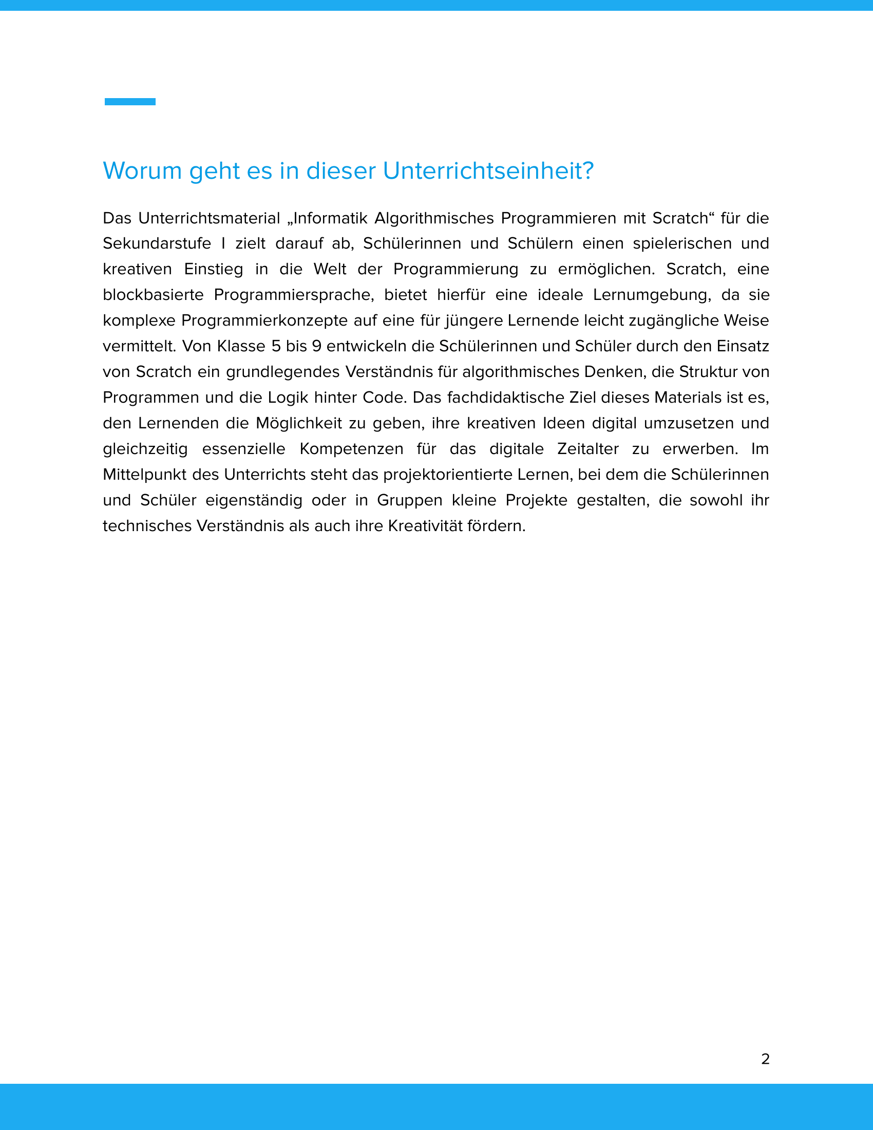 Worum geht es in Programmieren mit Scratch: Informatik Grundlagen