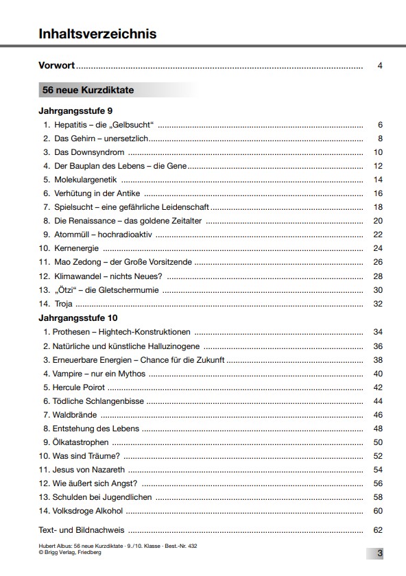 Inhaltsverzeichnis