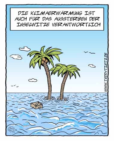 Überflutete Insel