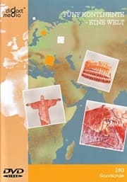Abbildung einer Weltkarte mit Fotos ausgewählter Regionen im Vordergrund