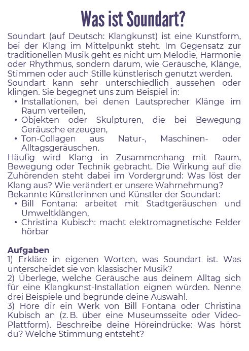 Thematischer Einstieg 