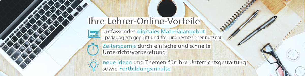 Lehrer-Online: Arbeitsblätter, Unterrichtsmaterial, Entwürfe
