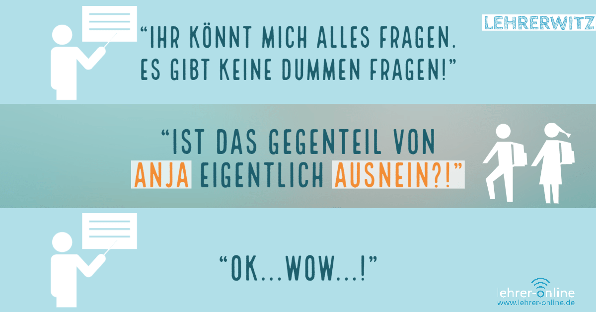 Ist das Gegenteil von Anja Ausnein?