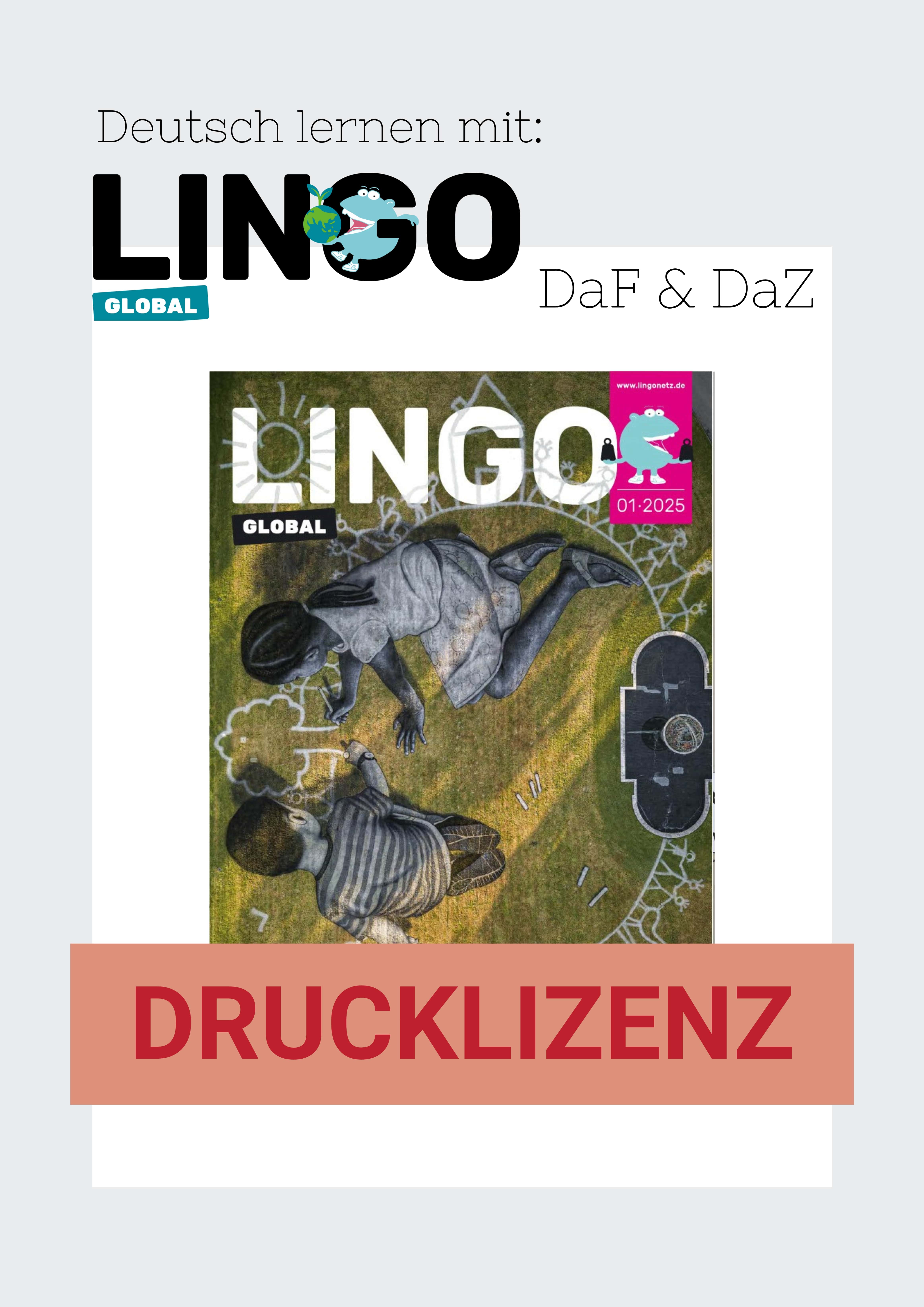 Titelbild: Lingo Global-Drucklizenz – 01/25 "Gleiche Chancen für alle" 