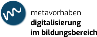 Logo Metavorhaben Digitalisierung im Bildungsbereich Logo mit Schriftzug "Metavorhaben Digitalisierung im Bildungsbereich"