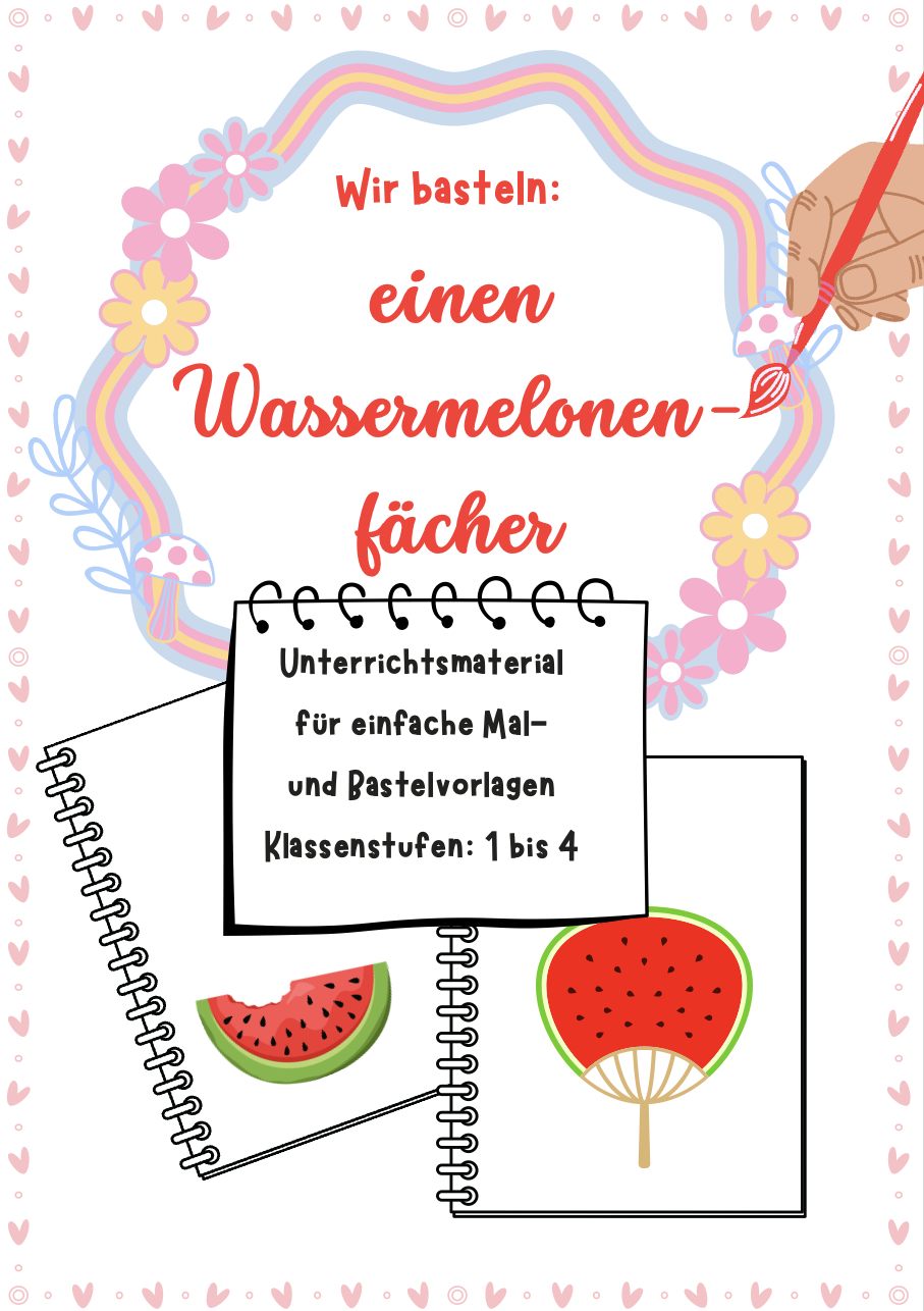 Titelbild: Wassermelonen-Fächer